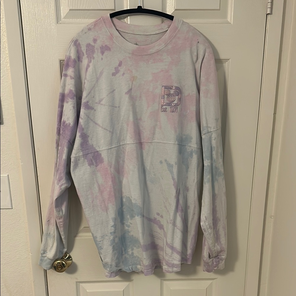 Tie-Dye WDW Disney Spirit Jersey XXL with Small Stain